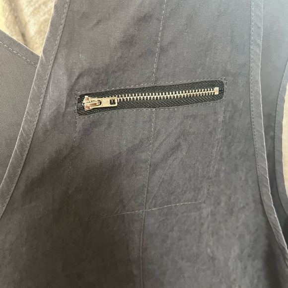 12) Boutique Black Washed Harem Romper Onesie Dupe Jumpsuit Size Medium NWOT - Picture 15 of 16